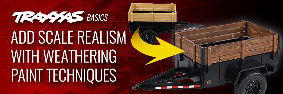 How to Create Weathered Side Panels for the TRX-4M Utility Trailer