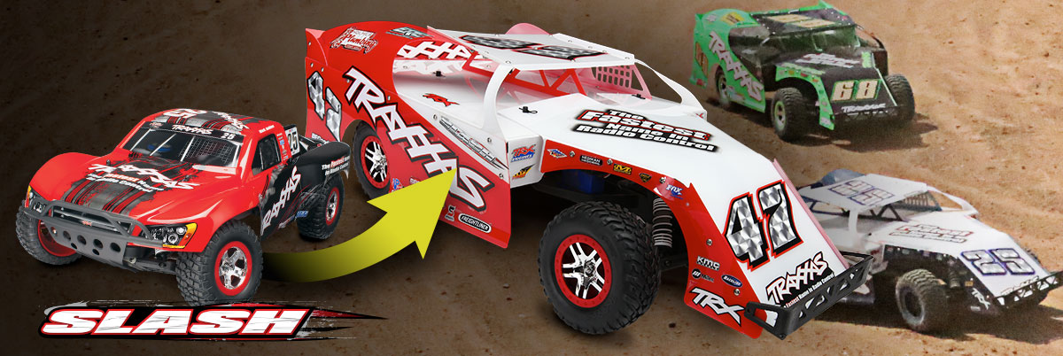 How to Convert a 2WD Slash into a Dirt Oval Race Truck
