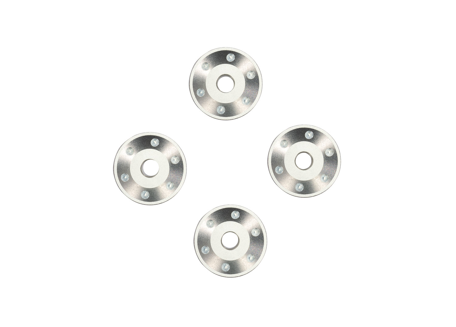Silver Aluminum Wheel Washers (4)
