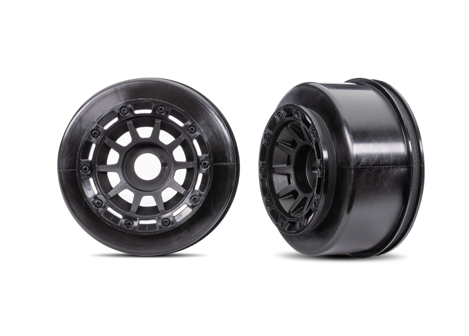 Black Dual-Profile Multi-Spoke Wheels (2)