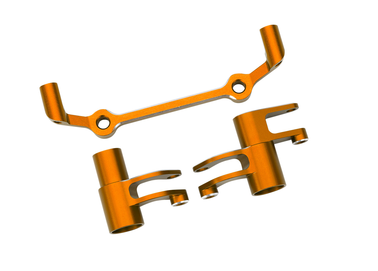Orange Aluminum Steering Bellcrank Assembly
