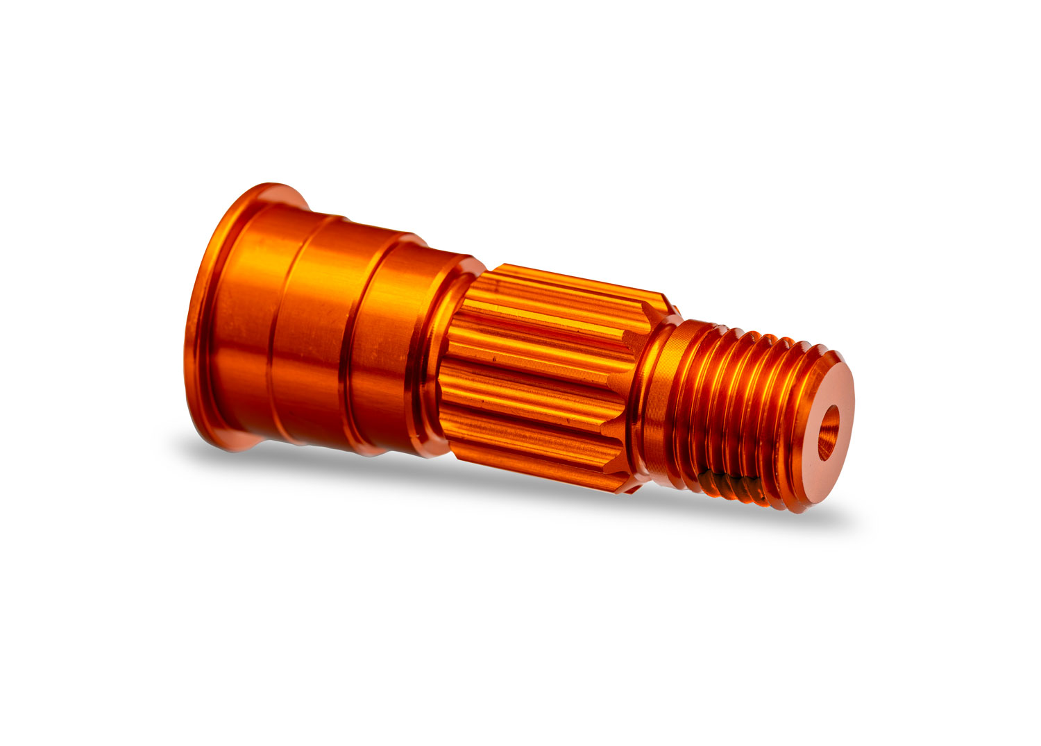 Orange Aluminum Front Stub Axle