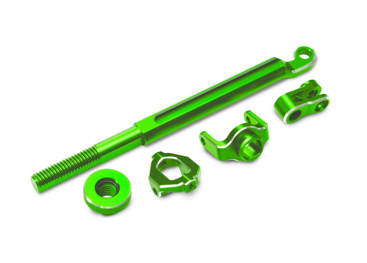 Green Aluminum Pro Scale Sand Car Brake Linkage