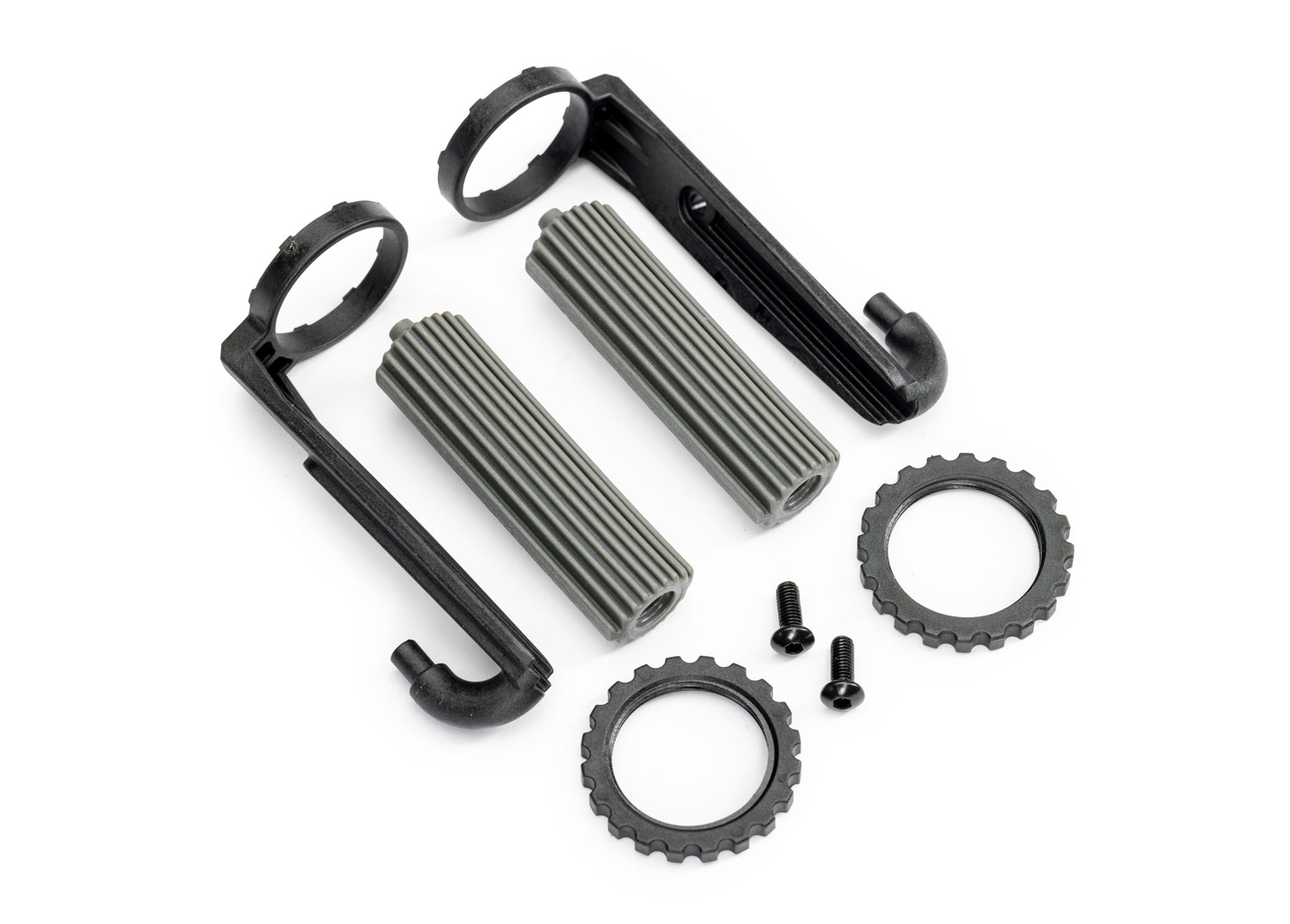 Gray Pro Scale Sand Car Front Shock Reservoirs (2)
