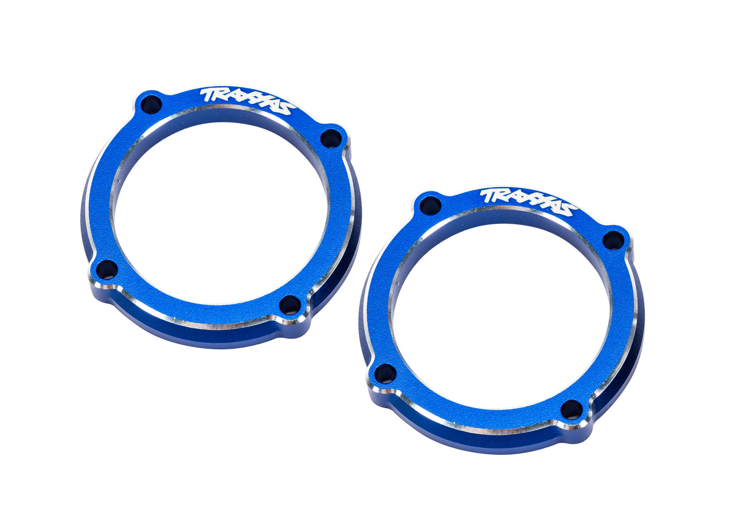 Blue Aluminum LED Light Pod Retainers (2)
