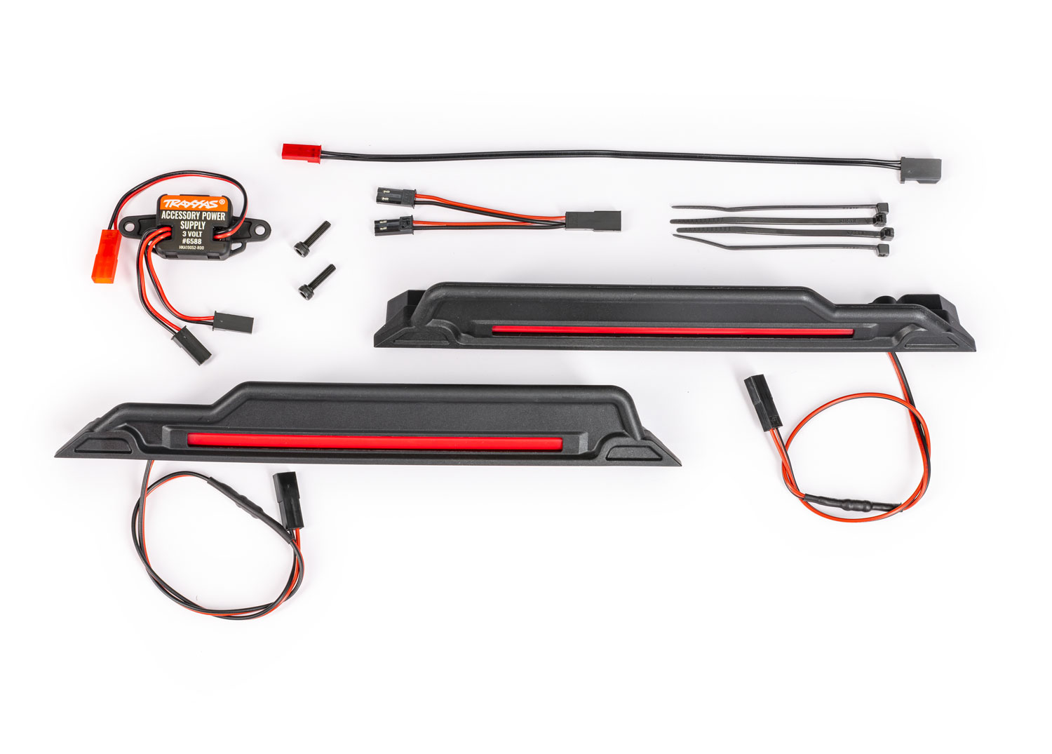 Pro Scale Sand Car Red Underbody LED Light Kit