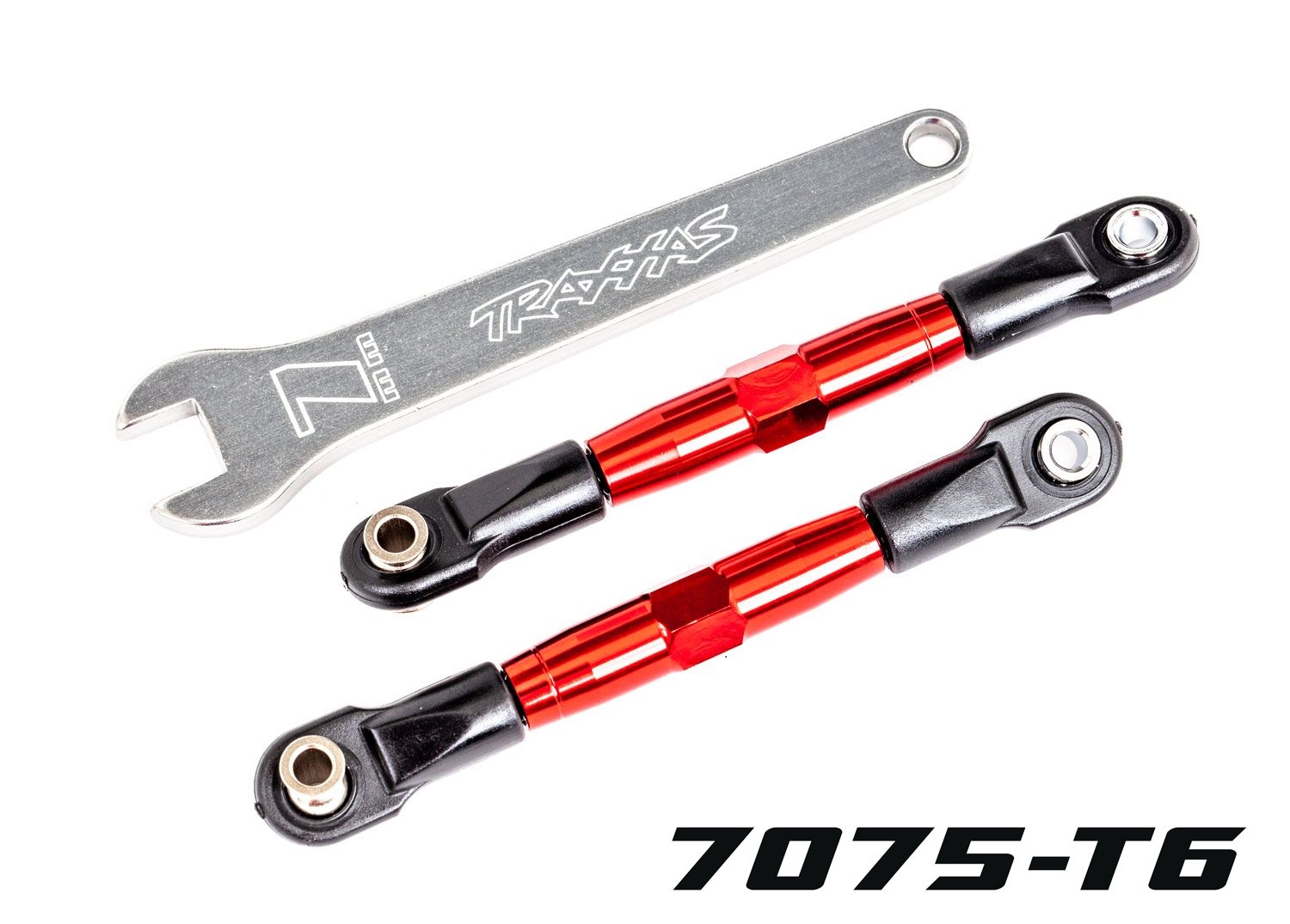 TUBES 67 mm Red Aluminum Front Camber Links (2)