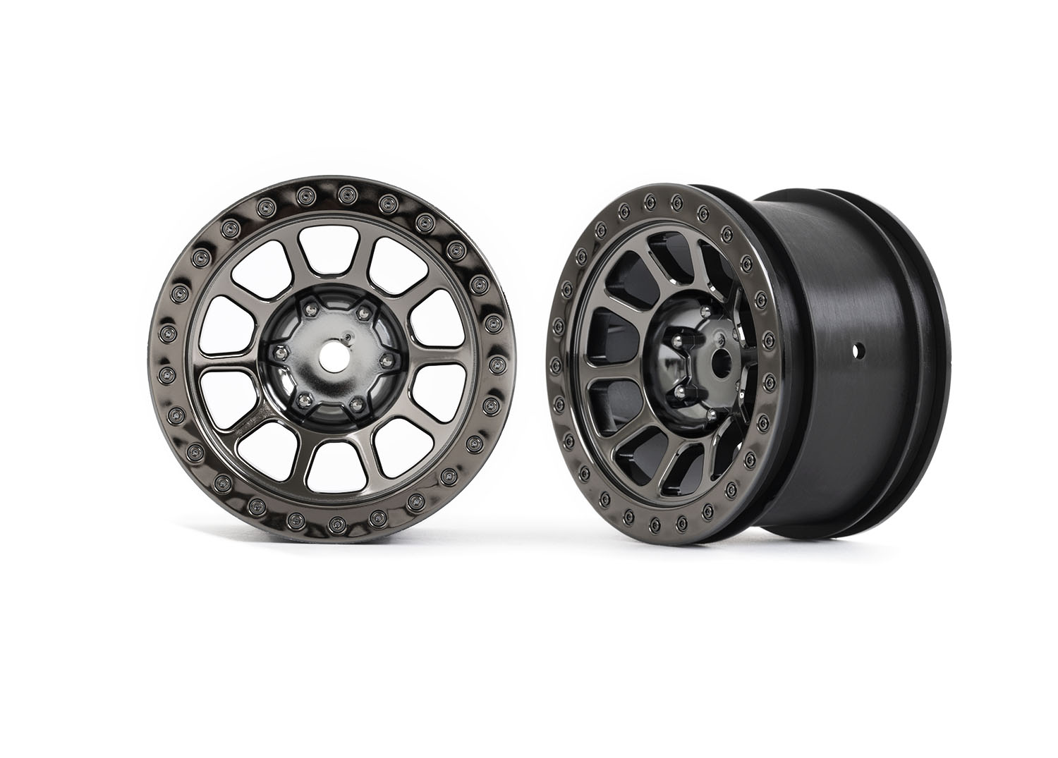 Multi-Spoke 2..2 Black Chrome Wheels (2)