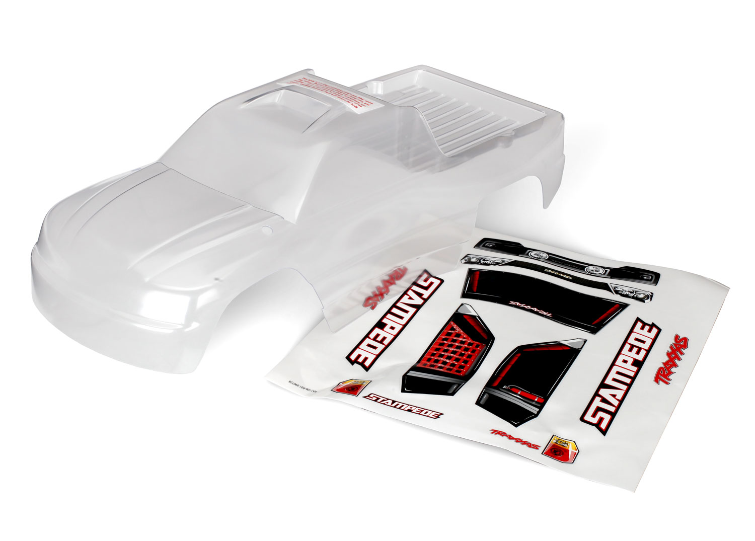 Stampede 2WD Clear Body