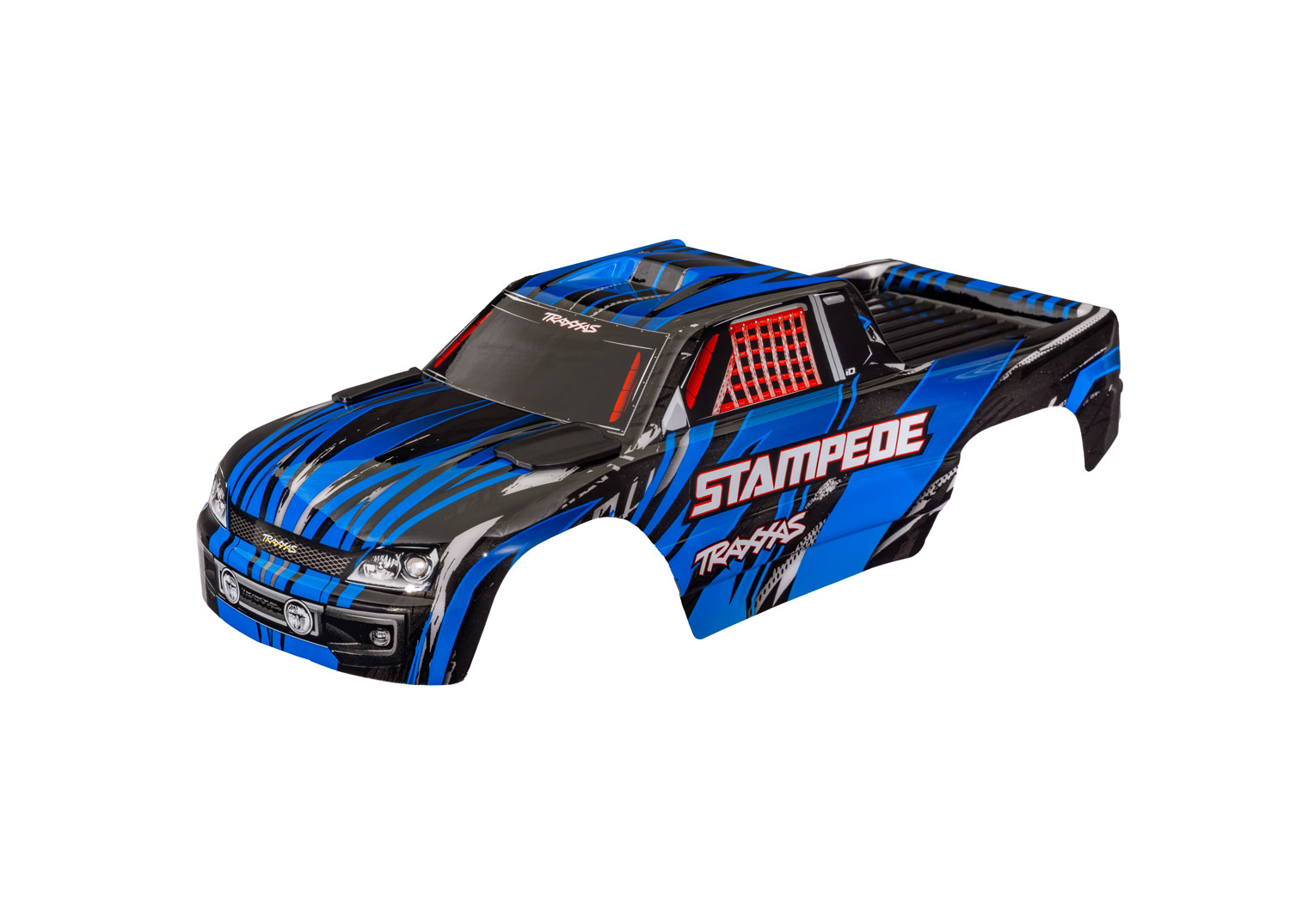 Stampede 2WD Blue Clipless Body