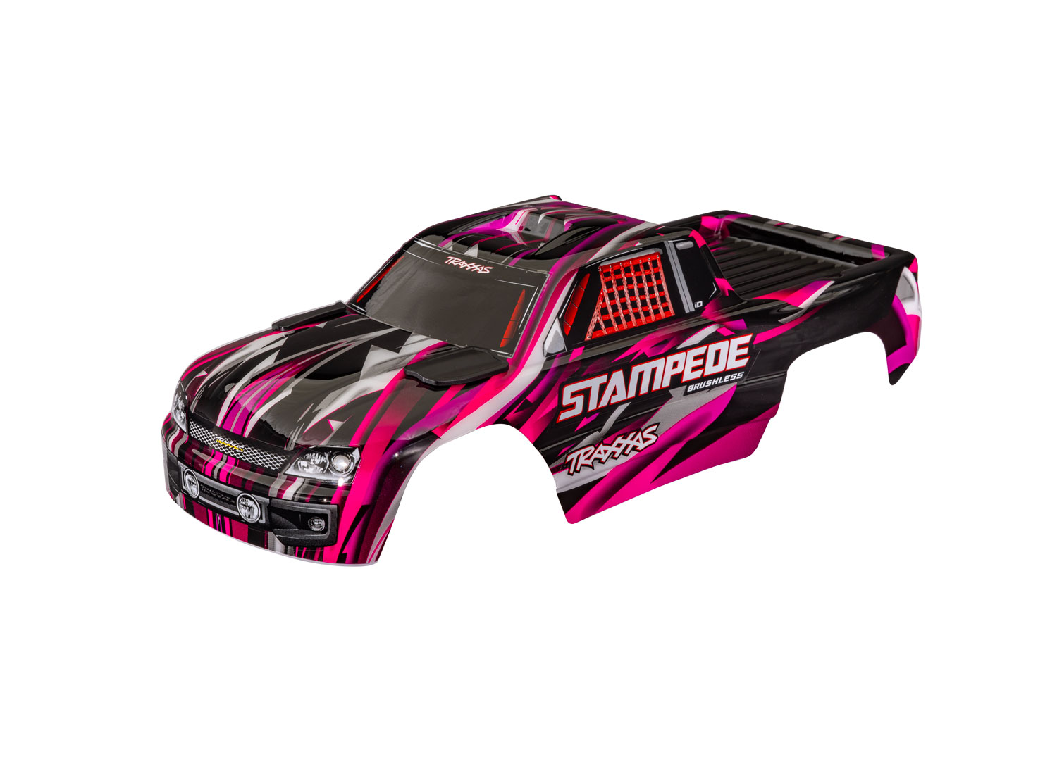 Stampede 2WD Pink Clipless Body