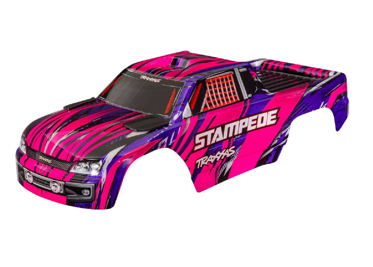 Stampede 2WD Pink Clipless Body