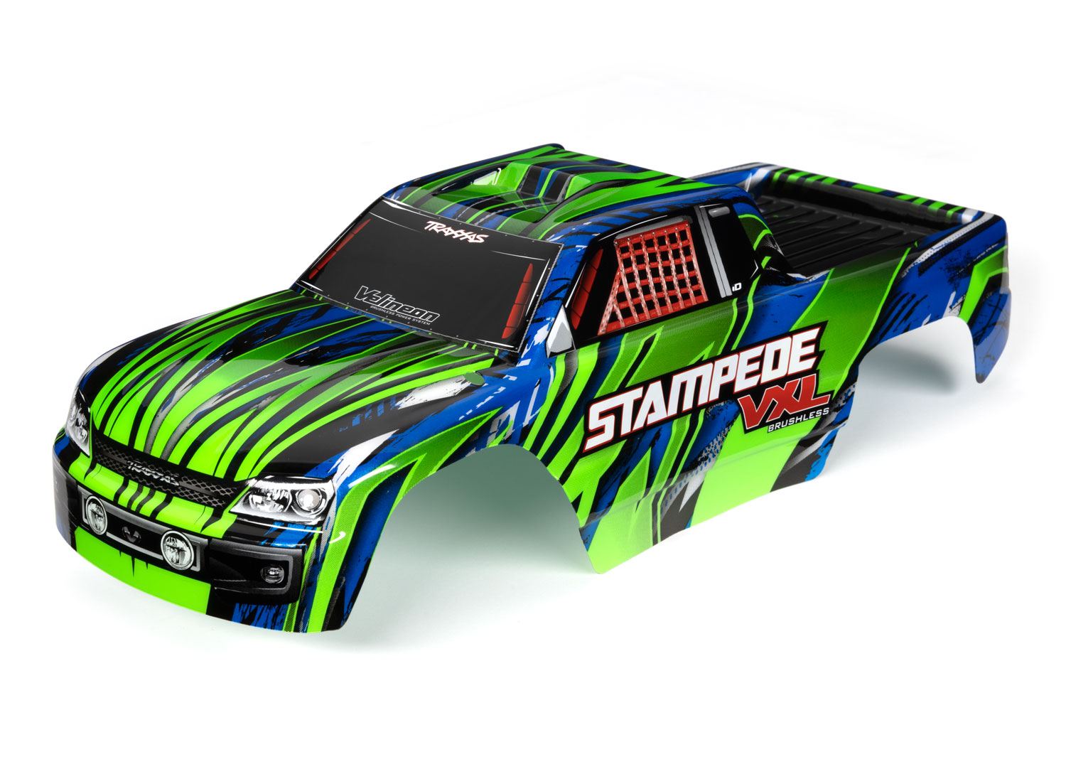 Stampede 2WD Green VXL Body