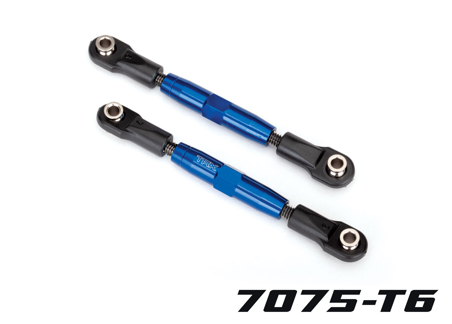 TUBES Blue Aluminum 83 mm Front Camber Links (2) TUBES Blue Aluminum 83 mm Front Camber Links (2)