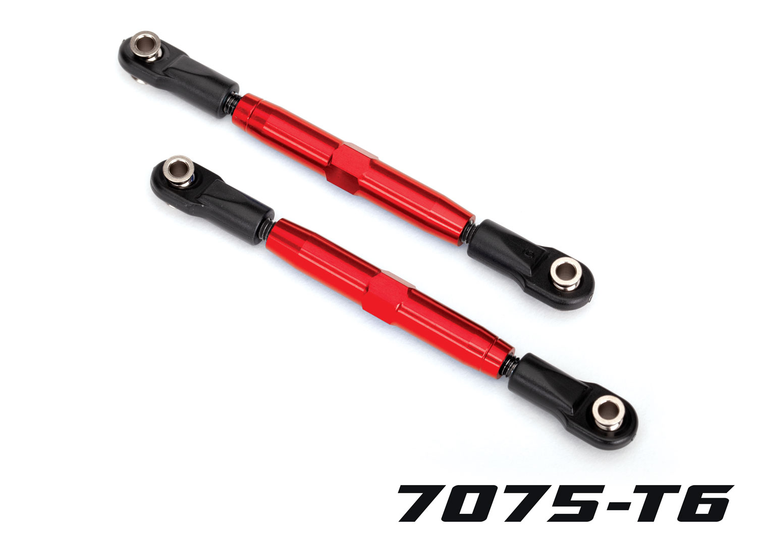 TUBES Red Aluminum 73 mm Rear Camber Links (2) TUBES Red Aluminum 73 mm Rear Camber Links (2)