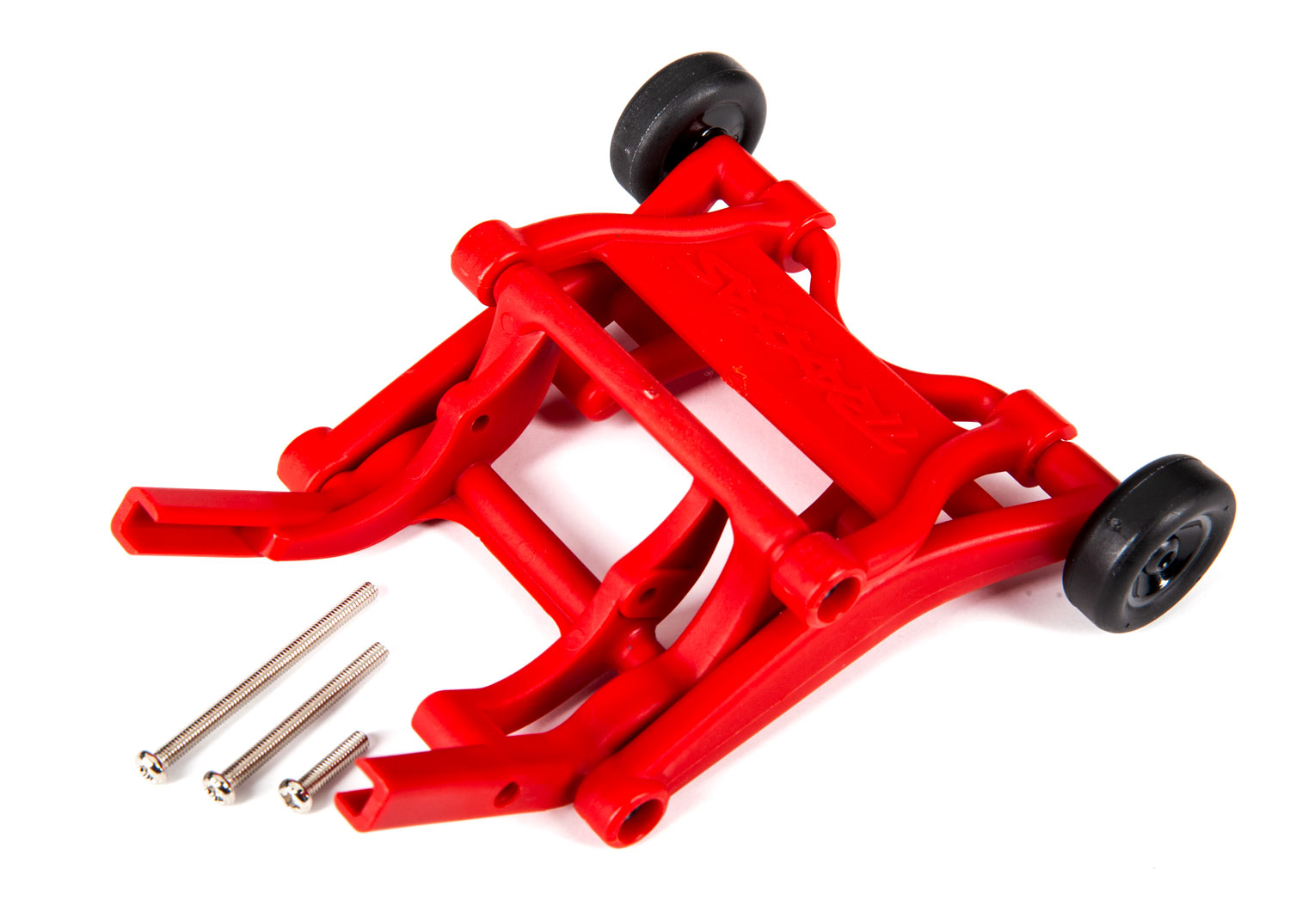 Red Assembled Wheelie Bar & Screws