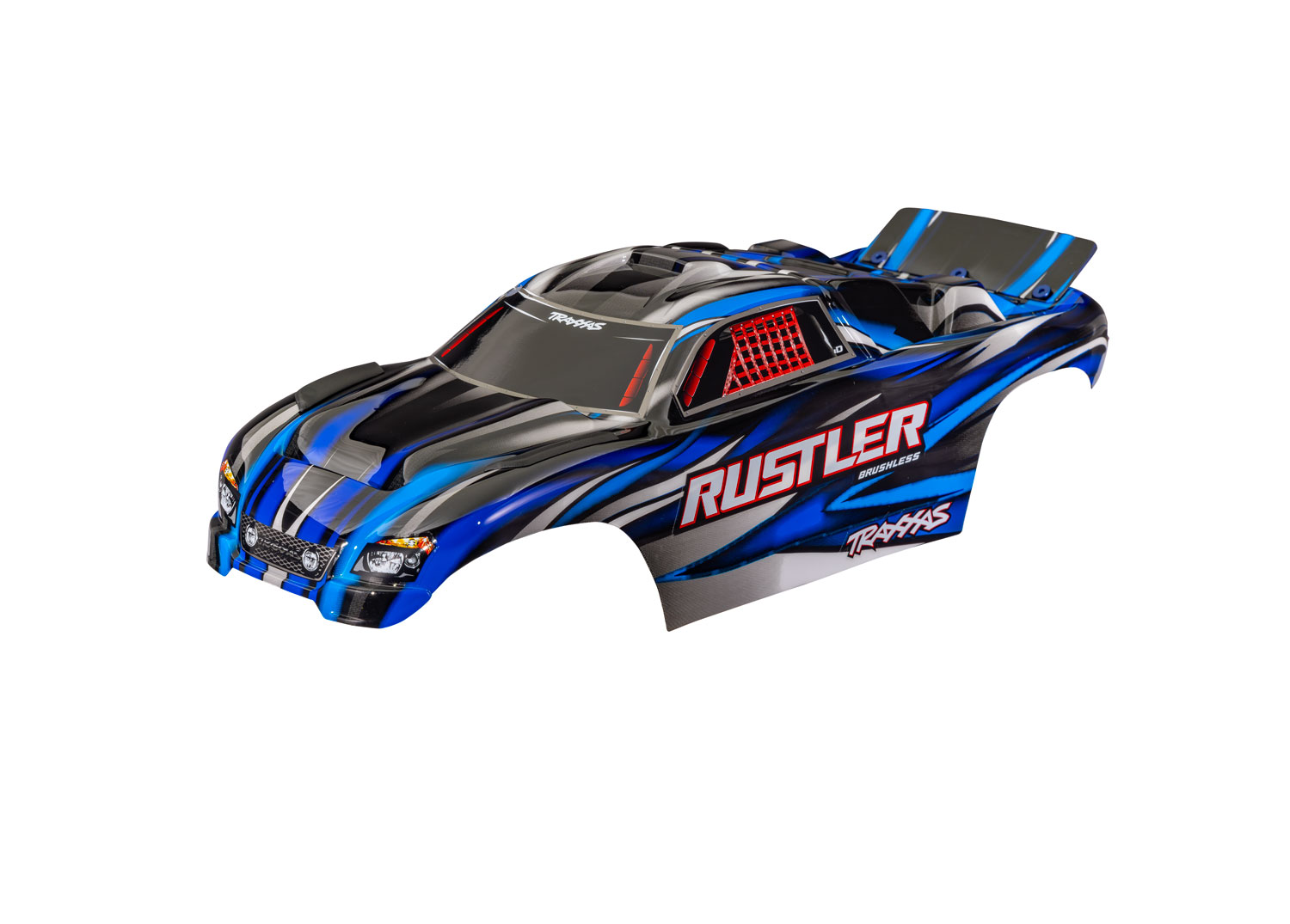Rustler 2WD Blue Clipless Body