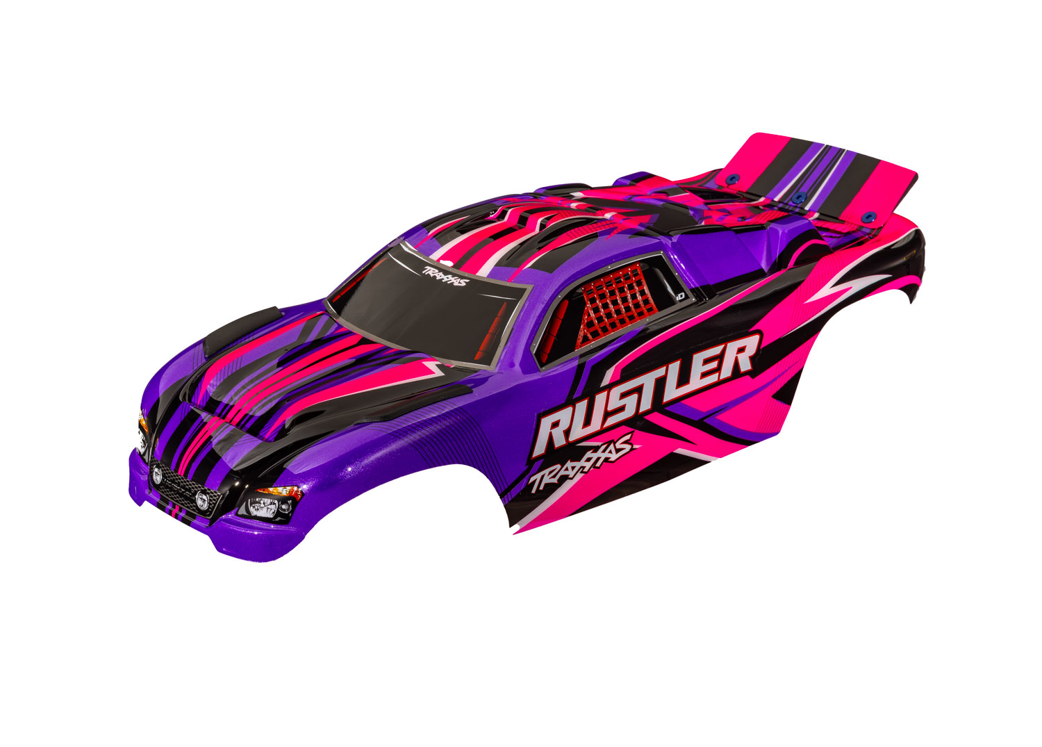 Rustler 2WD Pink Clipless Body