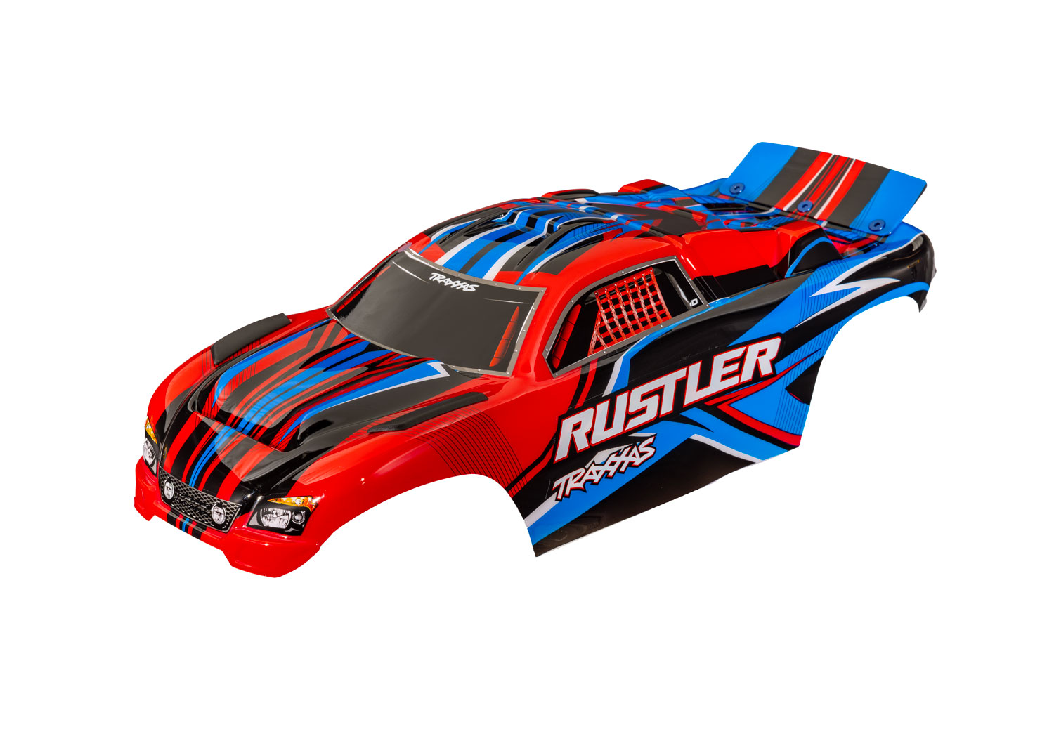 Rustler 2WD Red Clipless Body