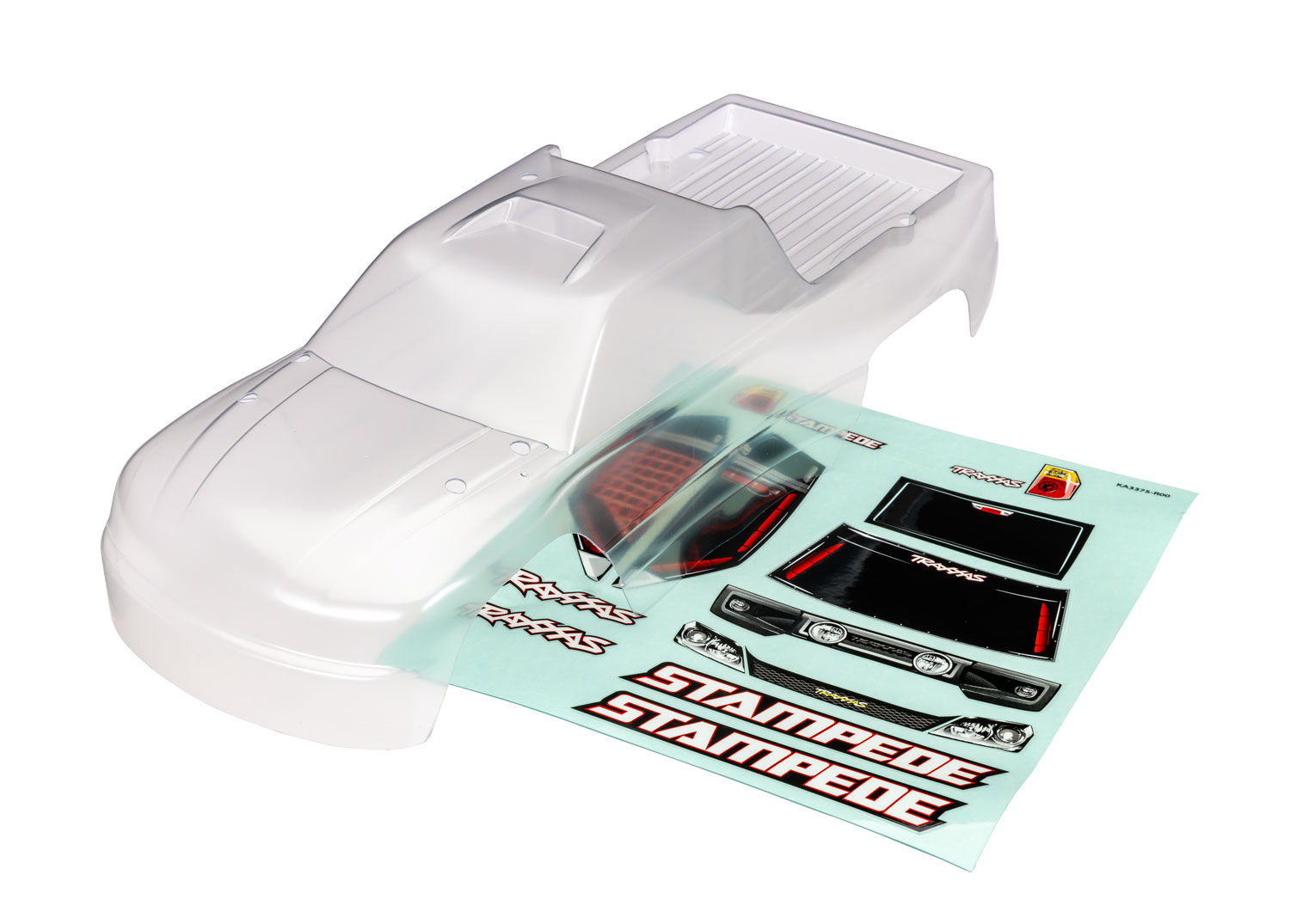 Stampede 2WD Clear Clipless Body Stampede 2WD Clear Clipless Body
