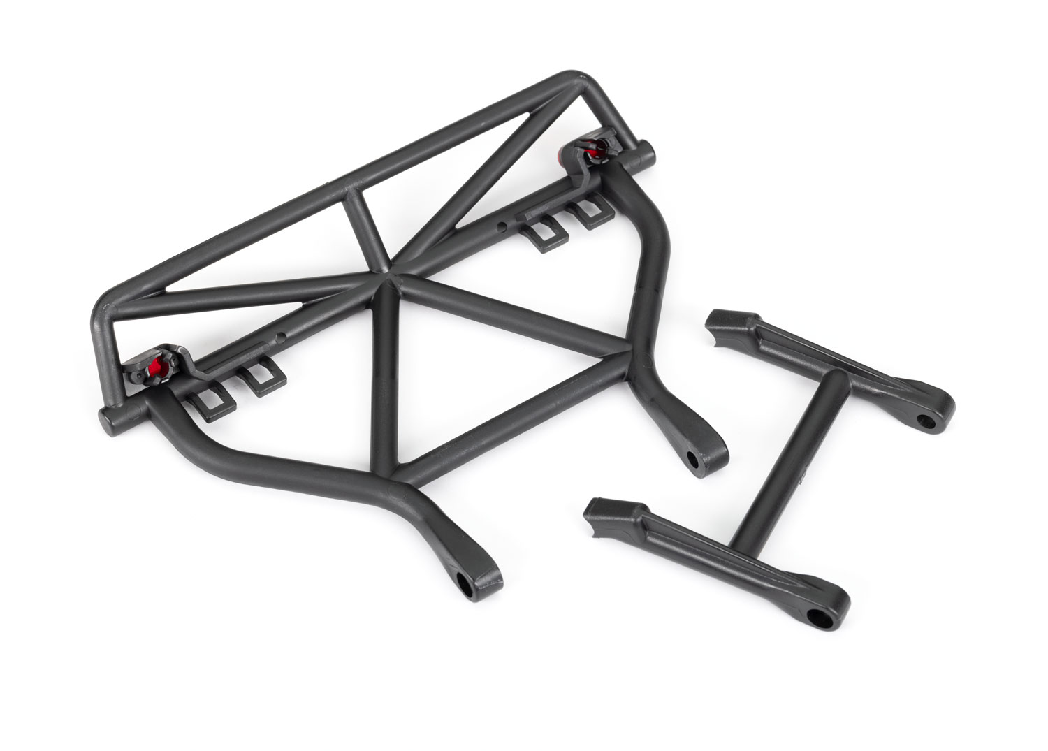 Slash 2WD Black Rear LED Bumper with Mount