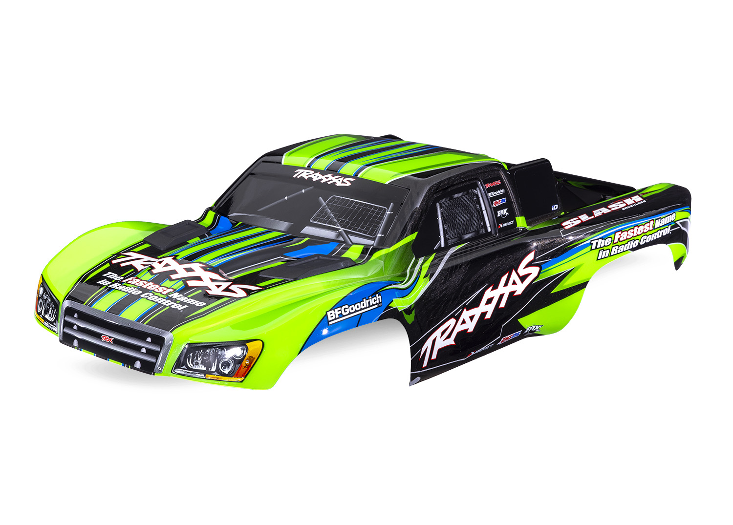 Slash 2WD Green Clipless Body