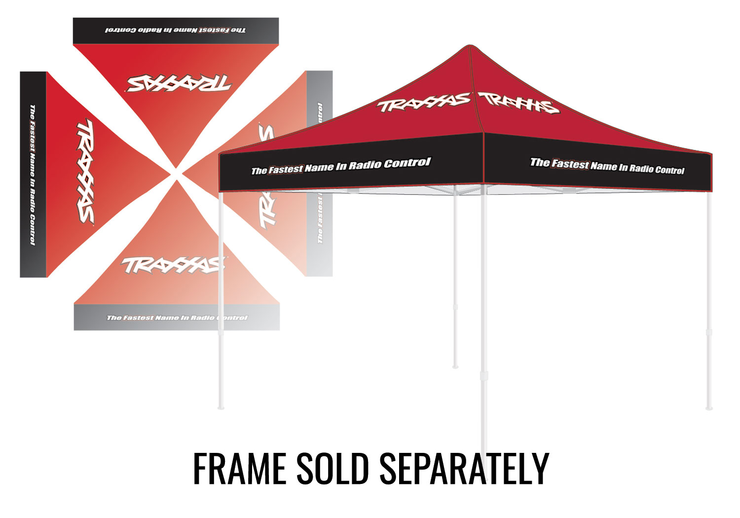 Traxxas Red 10x10 Canopy Traxxas Red 10x10 Canopy