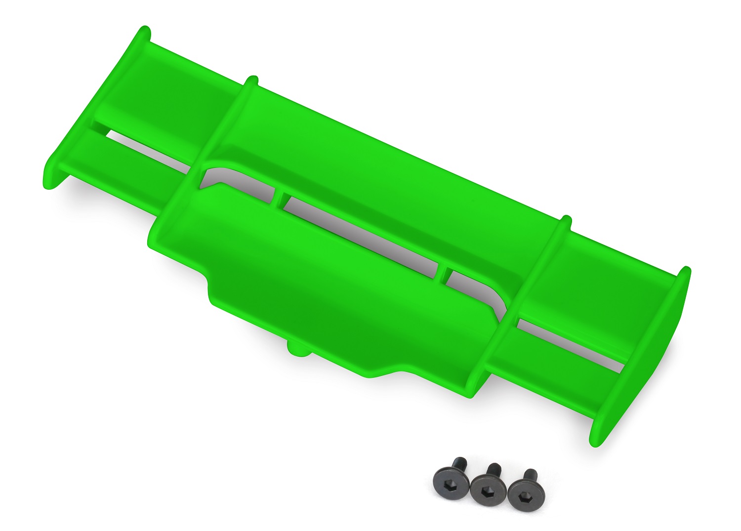 Rustler 4X4 Green Rear Wing with Screws
