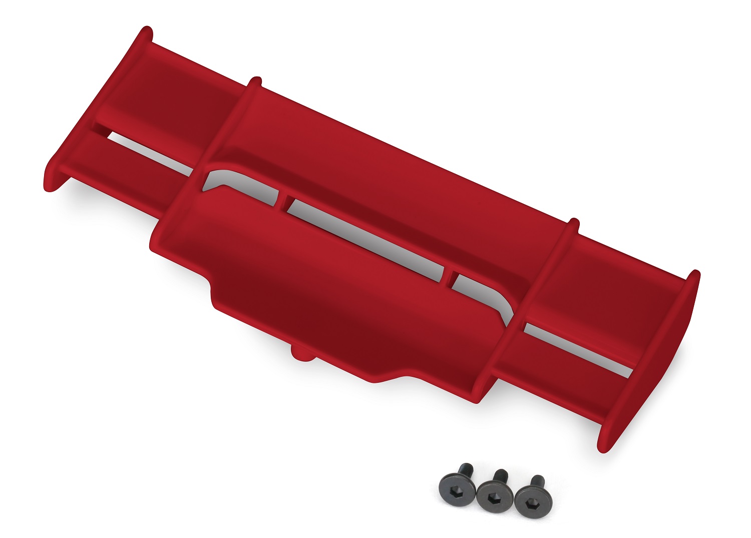 Rustler 4X4 Red Rear Wing with Screws