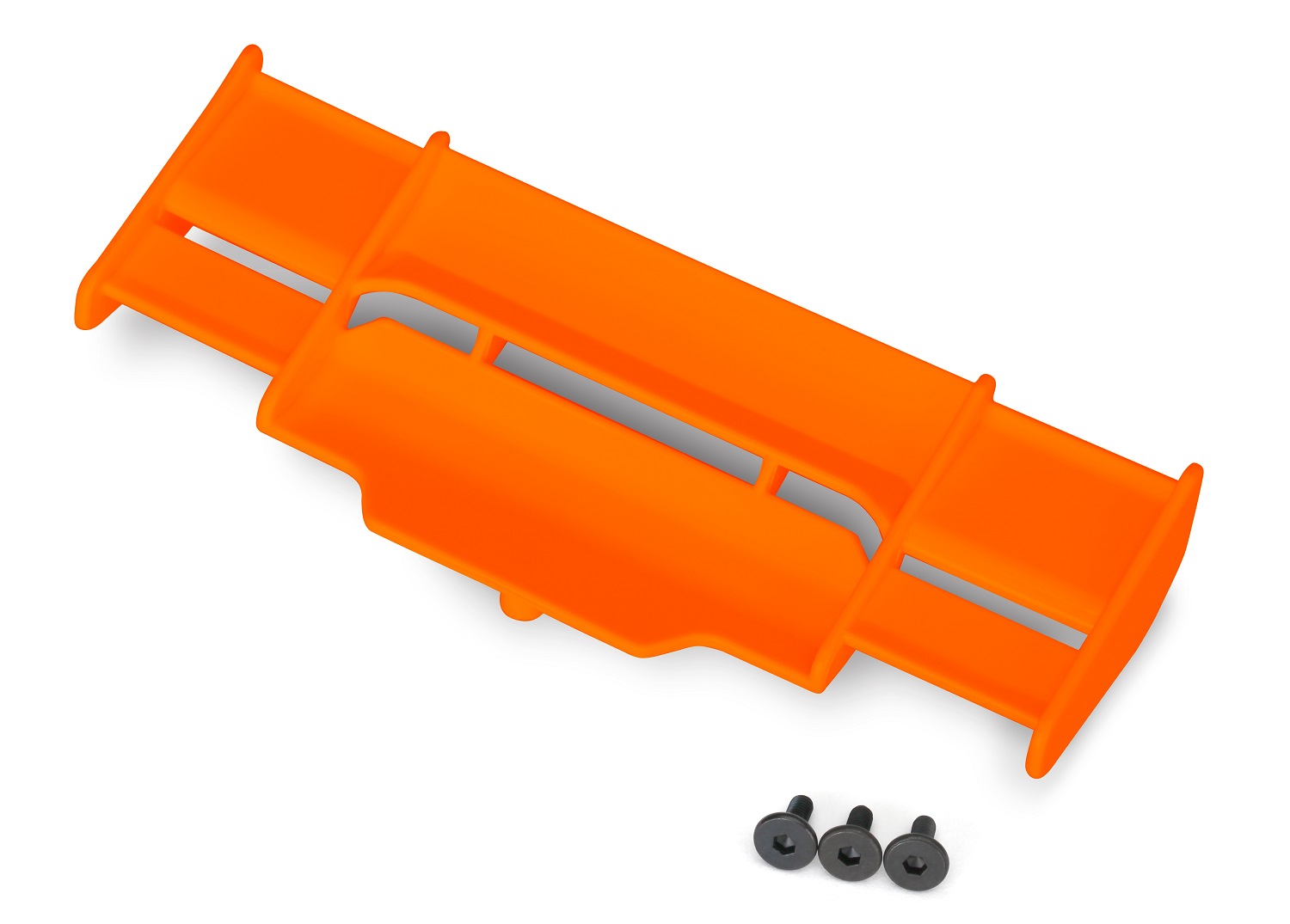 Rustler 4X4 Orange Rear Wing with Screws