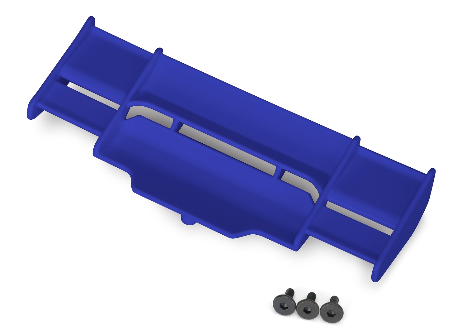 Rustler 4X4 Blue Rear Wing with Screws