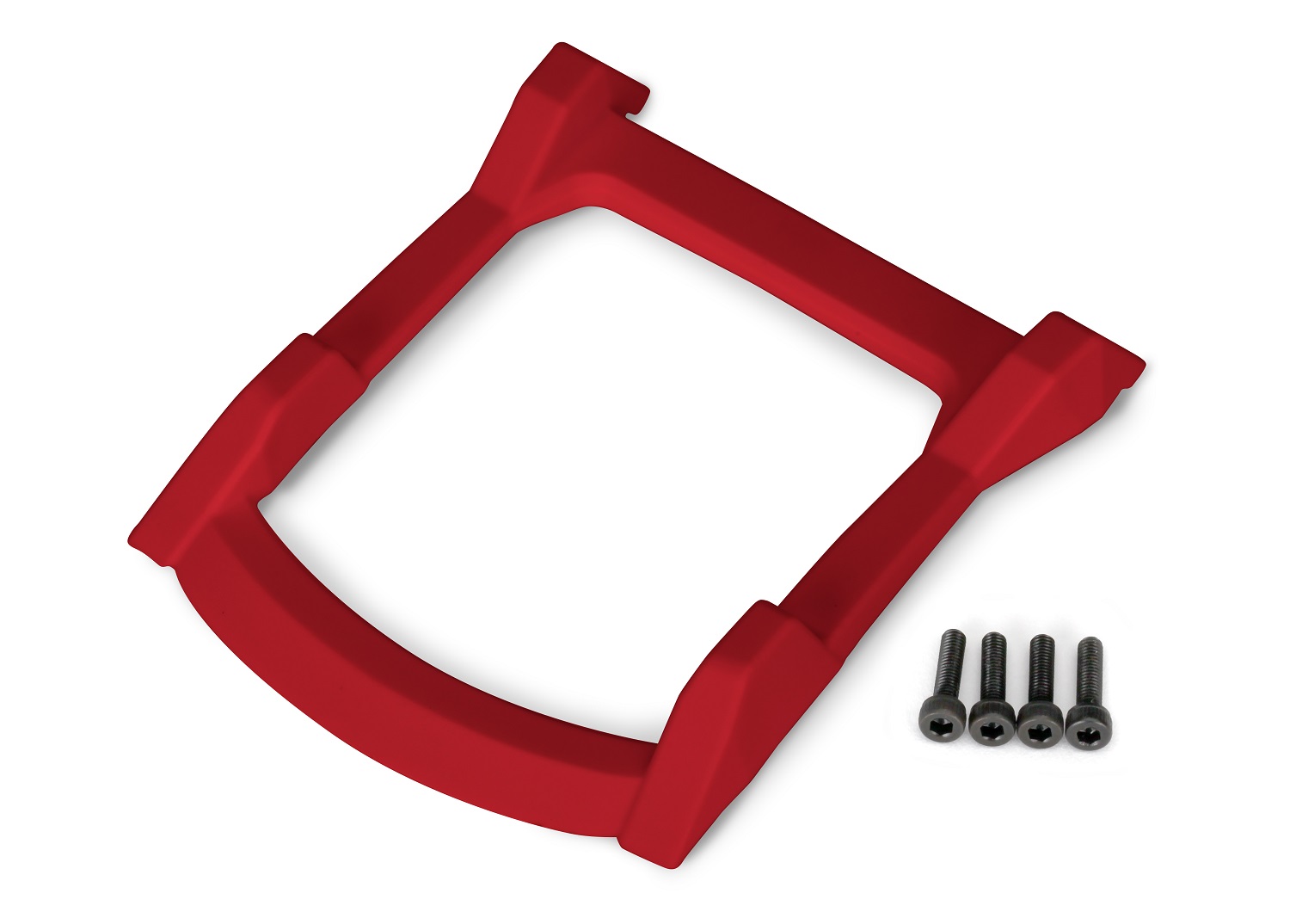 Rustler 4X4 Red Roof Skid Plate with Screws