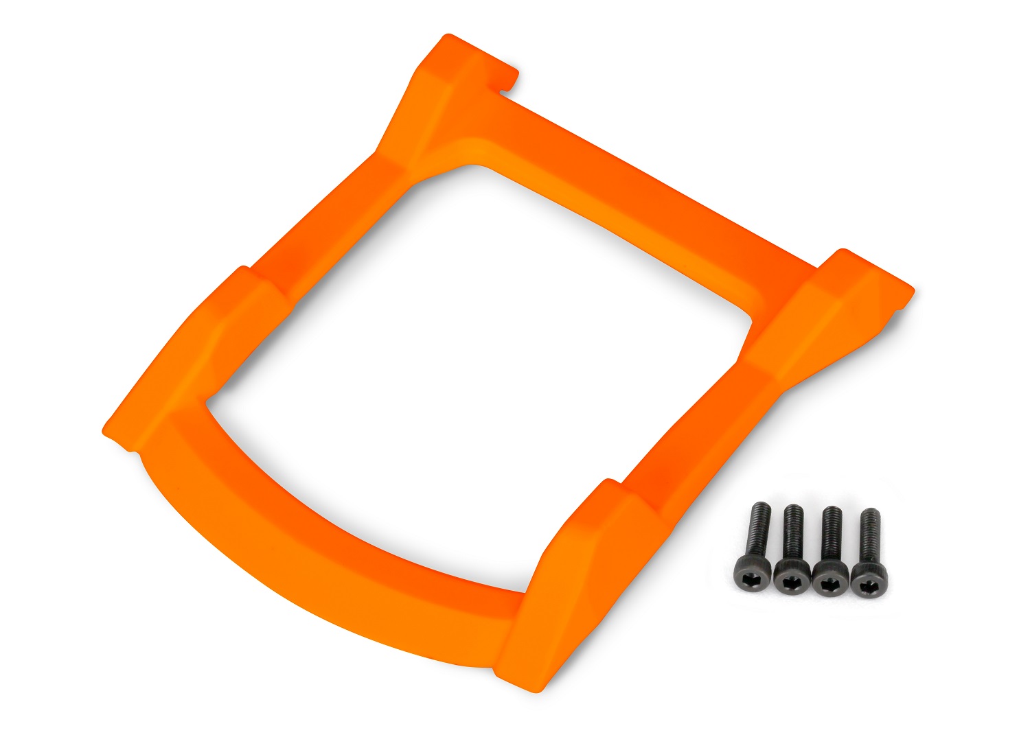 Rustler 4X4 Orange Roof Skid Plate with Screws