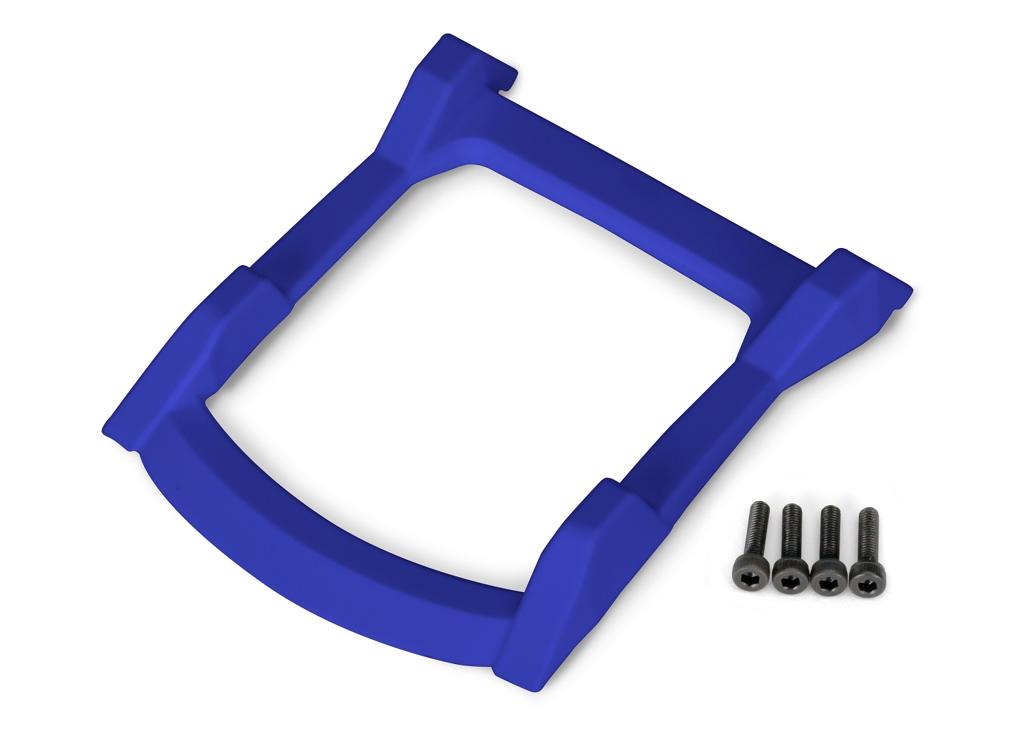 Rustler 4X4 Blue Roof Skid Plate with Screws