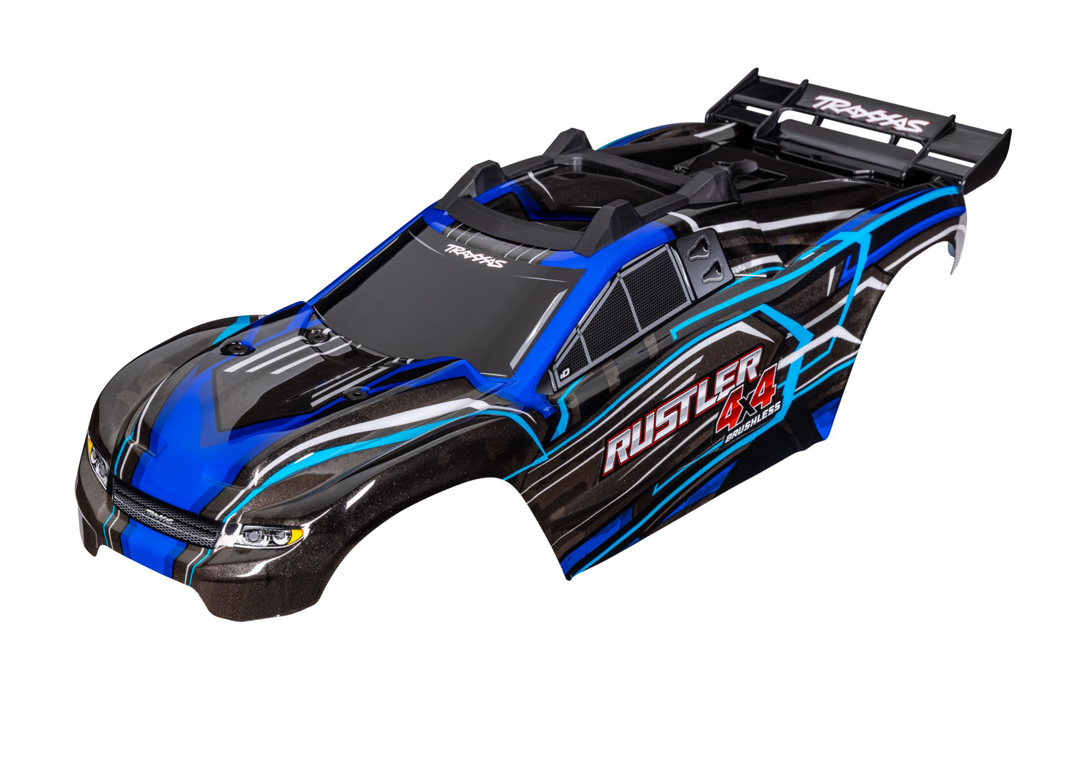 Rustler 4X4 Blue Clipless Body