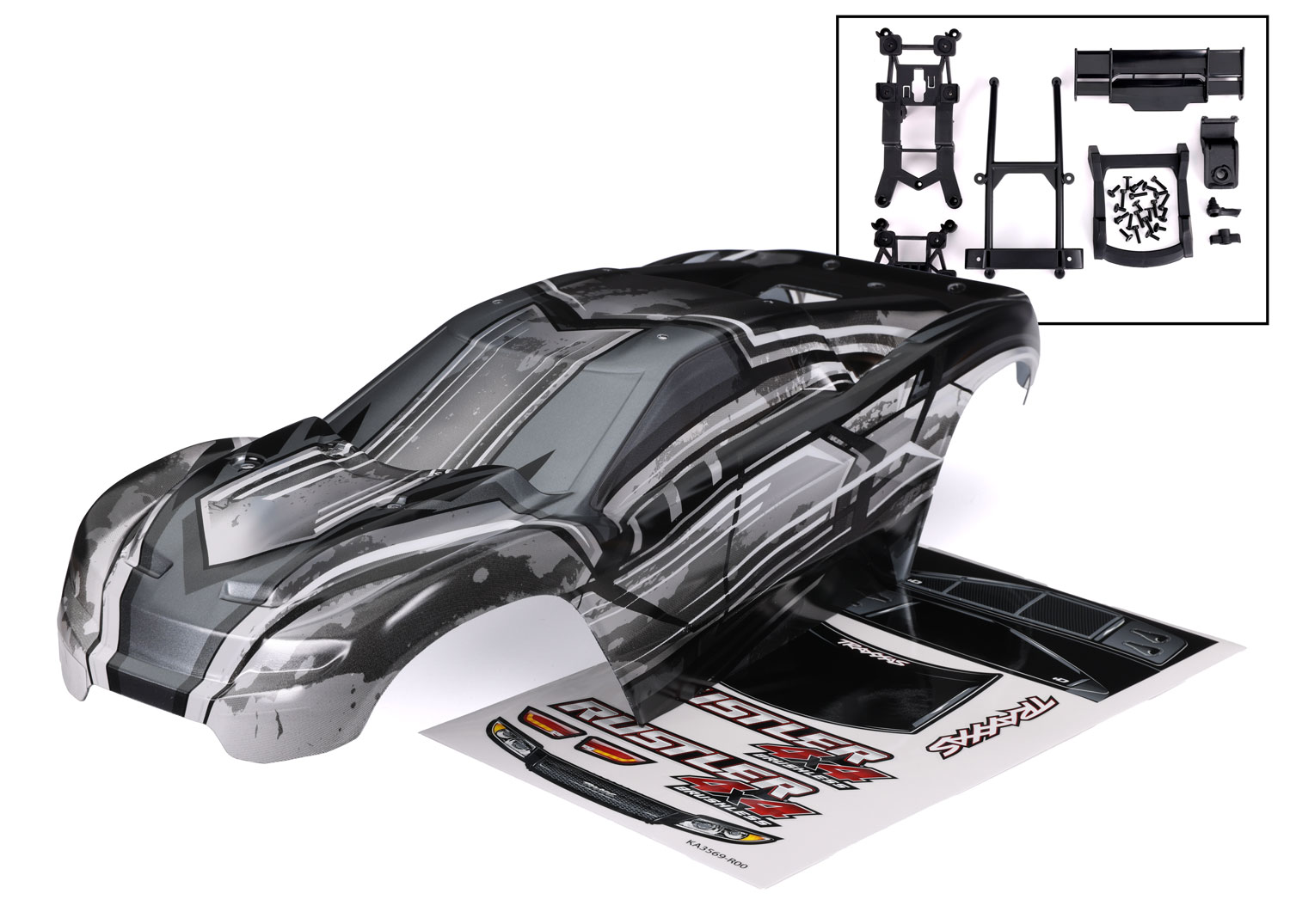 Rustler 4X4 Clipless ProGraphix Body