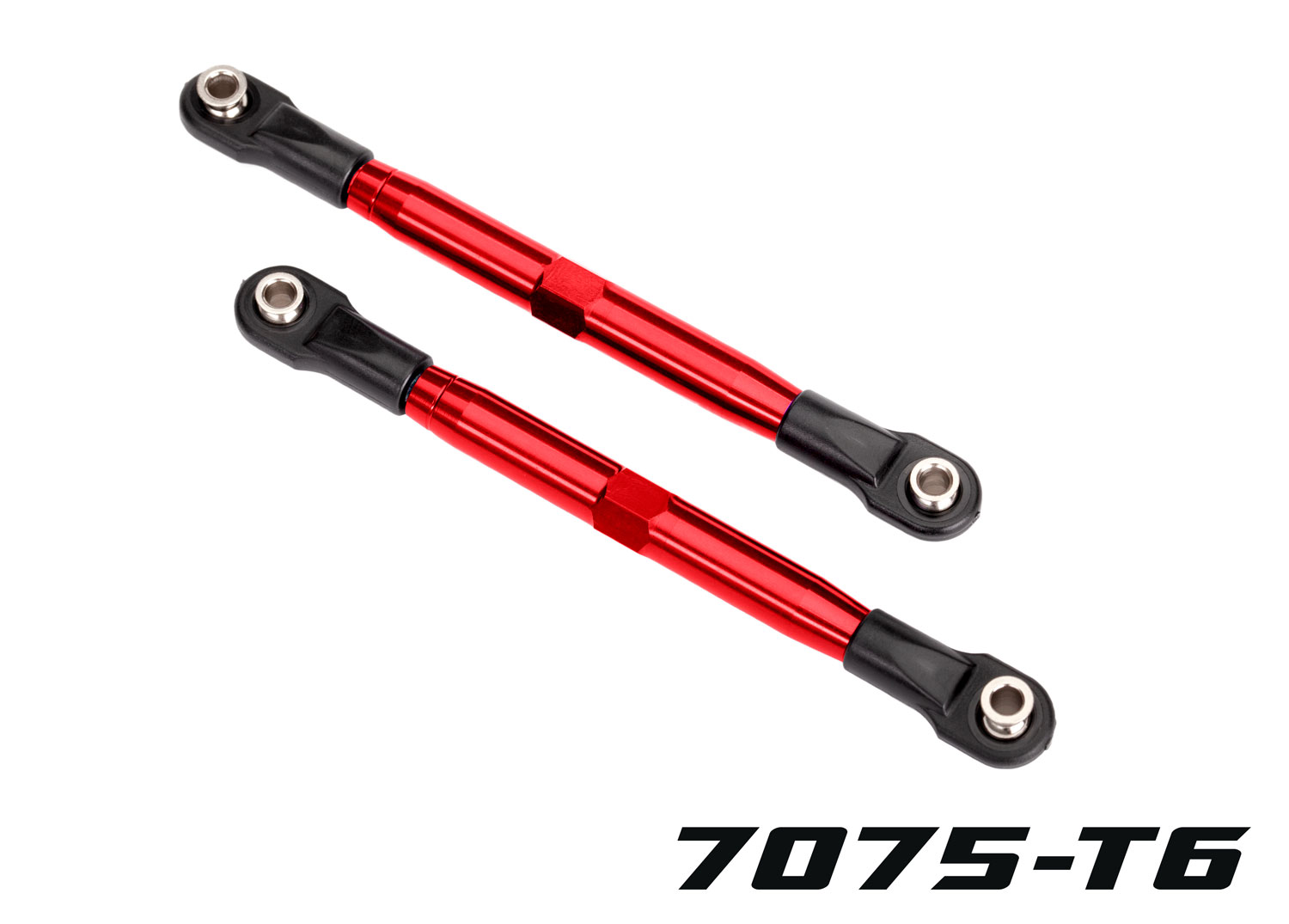 TUBES 87 mm Red Aluminum Toe Links (2)