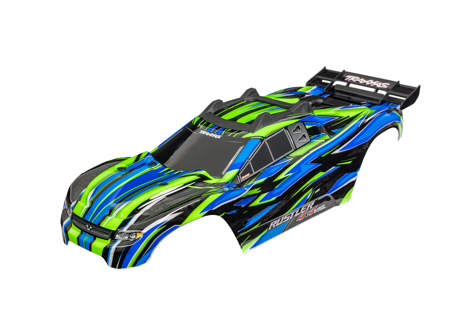 Rustler 4X4 VXL Green Clipless Body