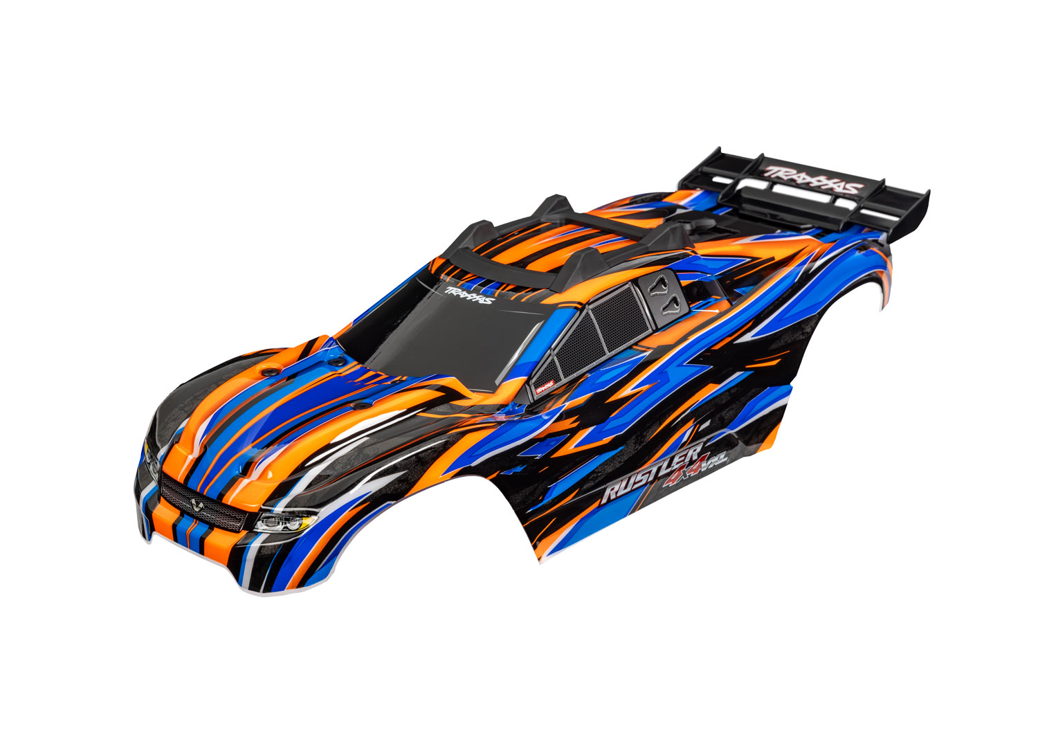 Rustler 4X4 VXL Orange Clipless Body