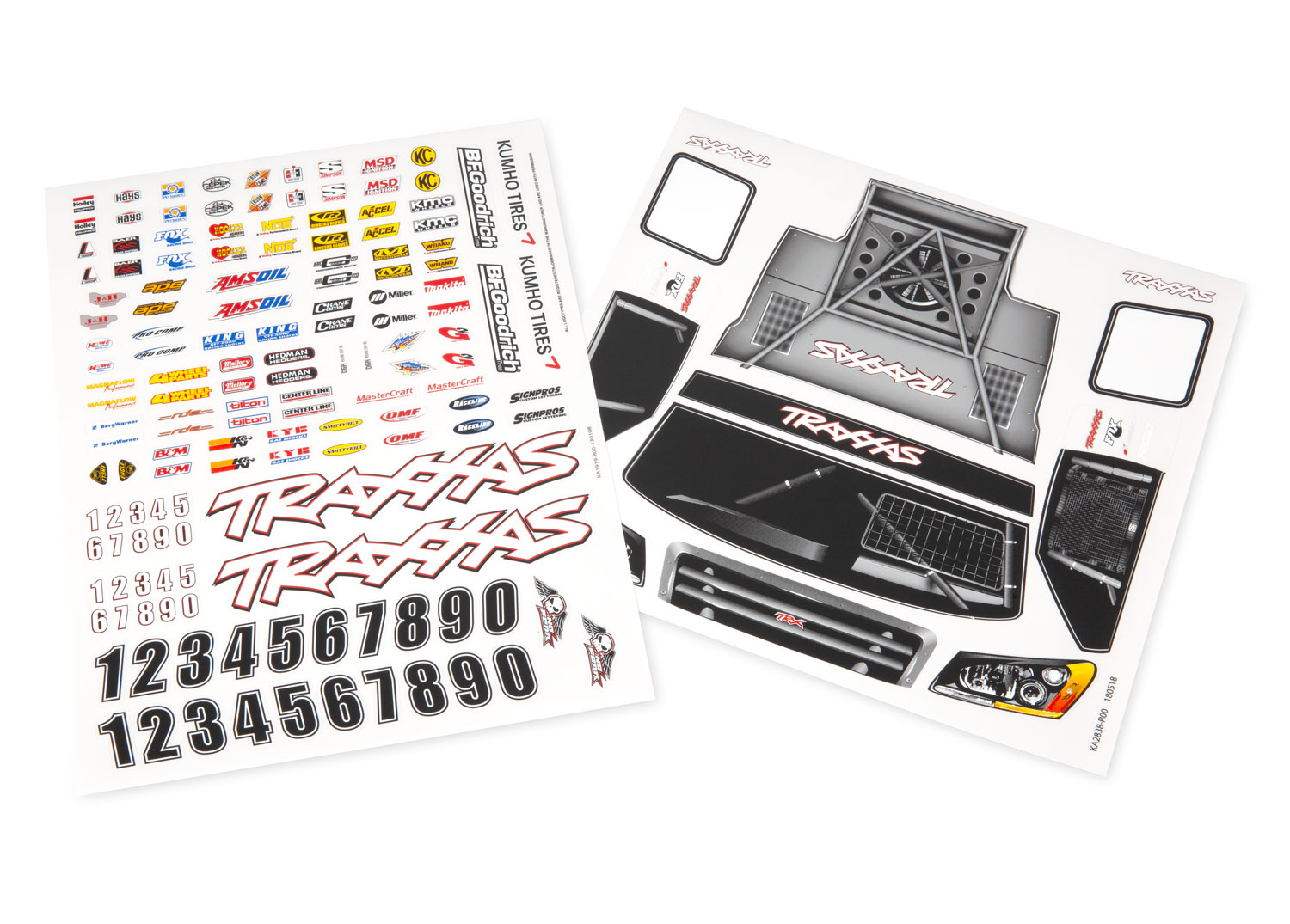 Slash 4X4 Decal Sheets