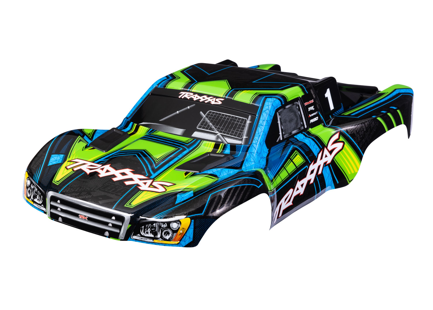 Slash 4X4 Green Clipless Body