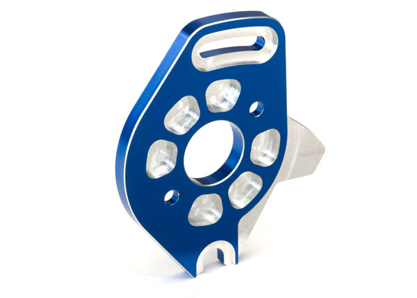Blue Aluminum Machined Motor Plate Blue Aluminum Machined Motor Plate
