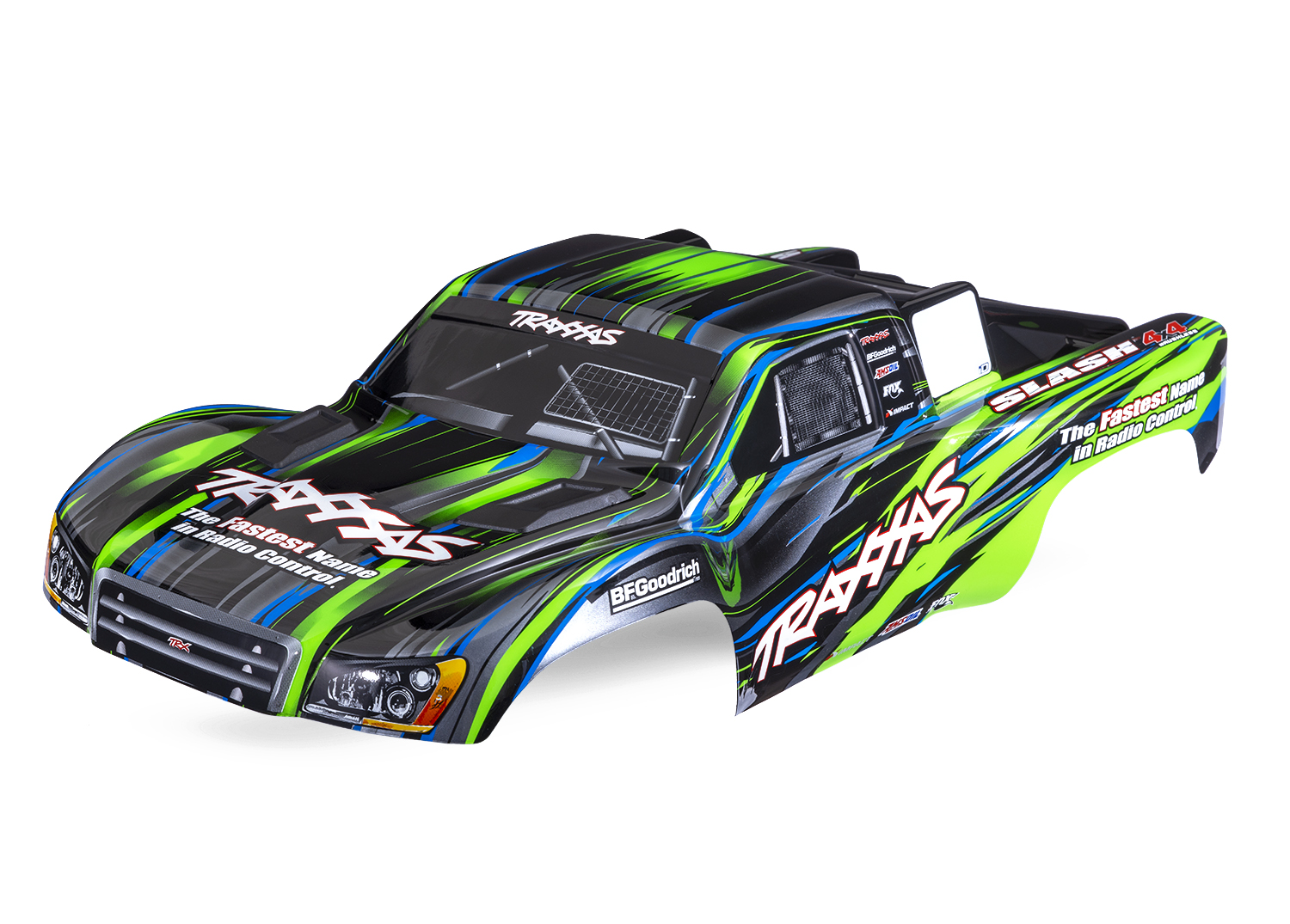 Slash 4X4 Green Clipless Body