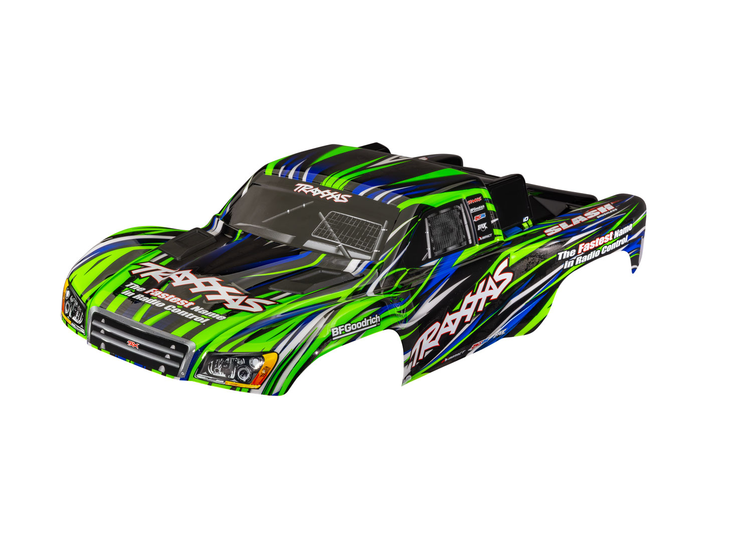 Slash 4X4 Green Clipless Body