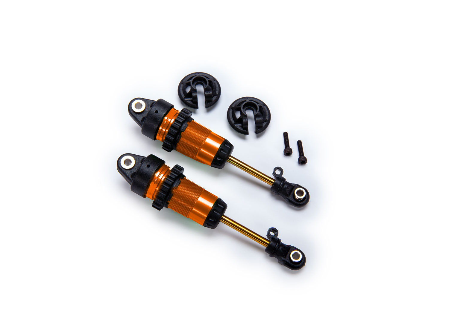 1/10 Orange Aluminum Long GTR Shocks (2) 1/10 Orange Aluminum Long GTR Shocks (2)