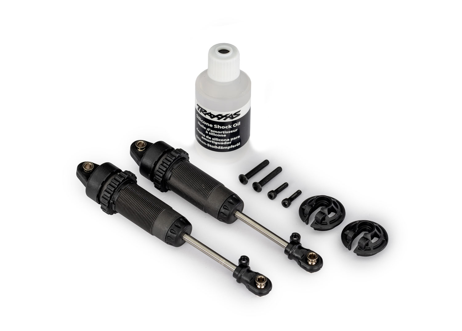 1/10 Gray Composite XX-Long GTR Shocks (2)