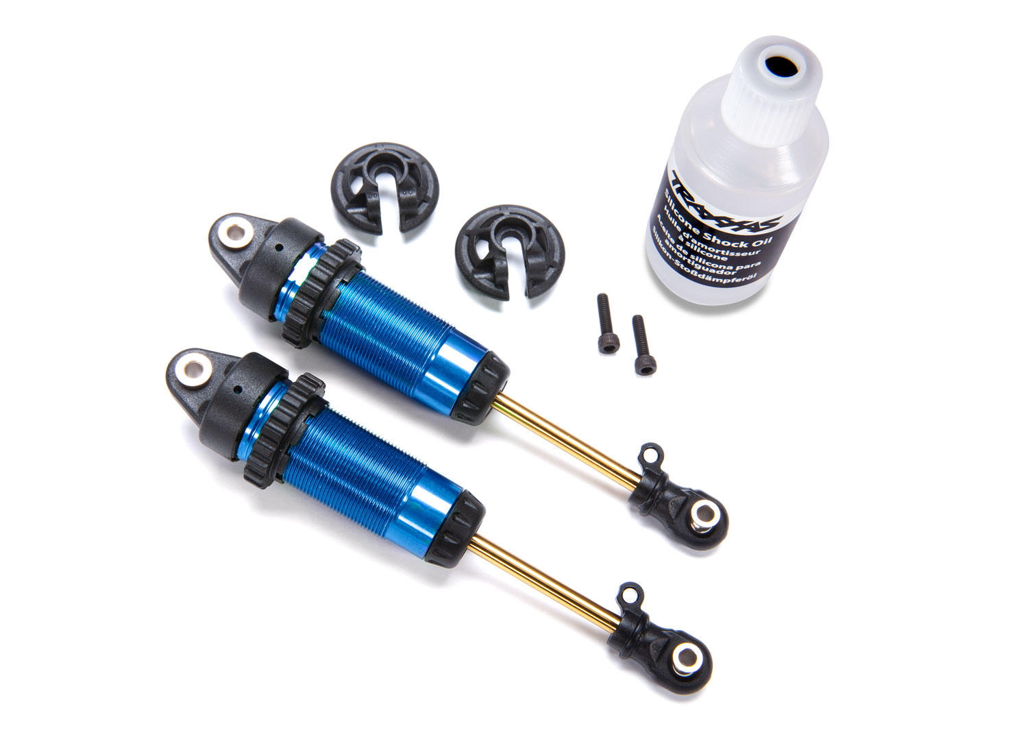 1/10 Blue Aluminum XX-Long GTR Shocks (2) 1/10 Blue Aluminum XX-Long GTR Shocks (2)