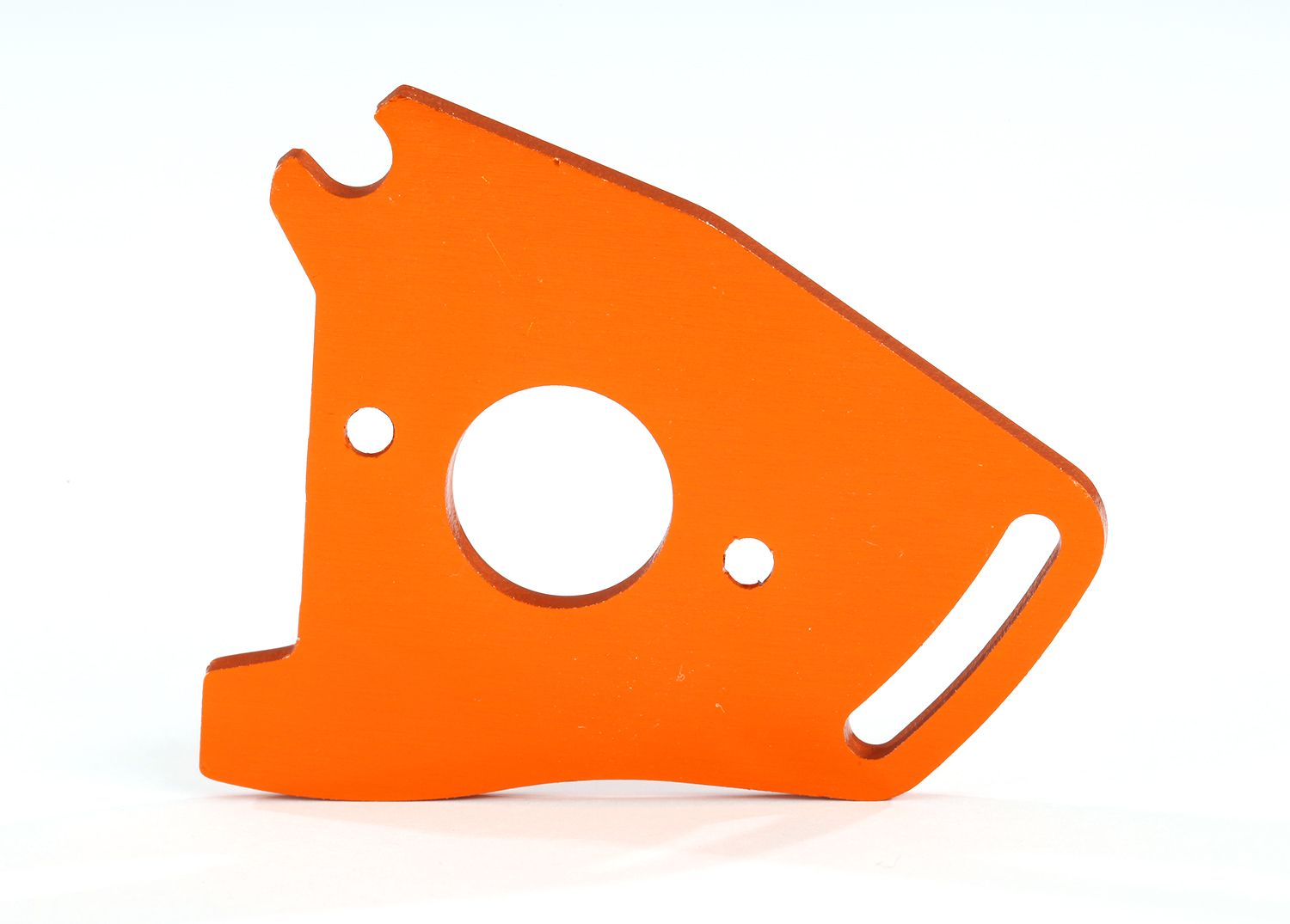 Orange Aluminum Motor Plate