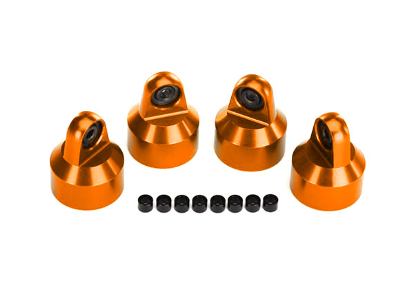 Orange Aluminum GTX Shock Caps (4) Orange Aluminum GTX Shock Caps (4)