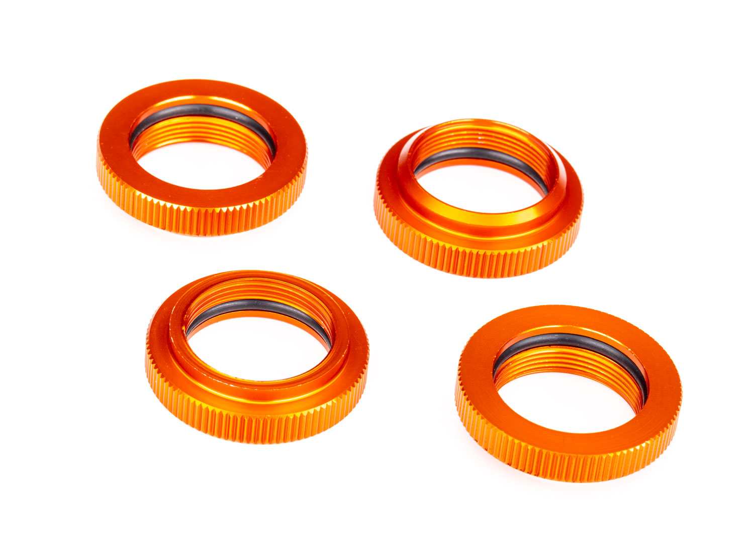 Orange Aluminum GTX Shock Spring Retainers (4) Orange Aluminum GTX Shock Spring Retainers (4)